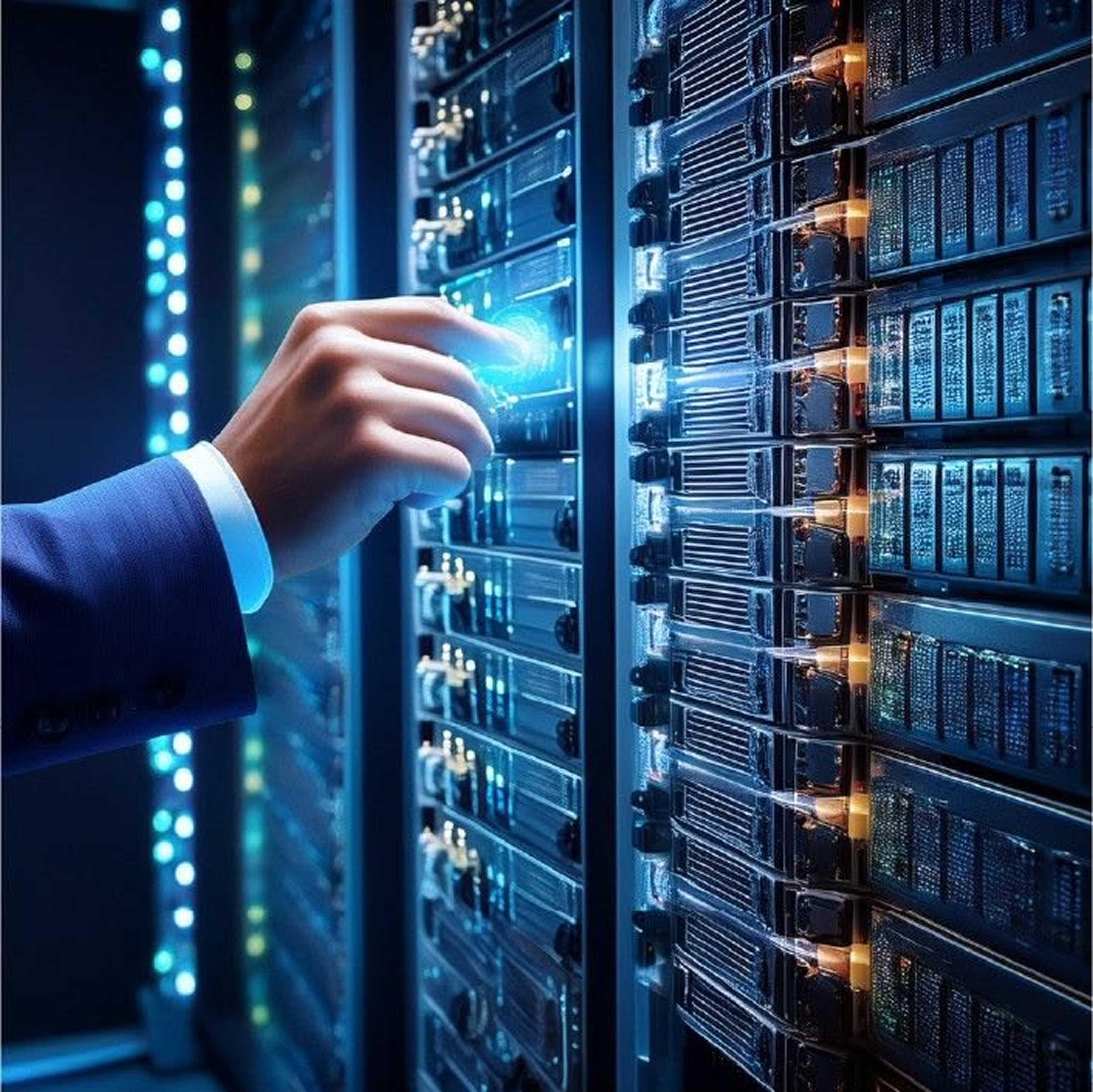 Ultra-low latency server racks corridor